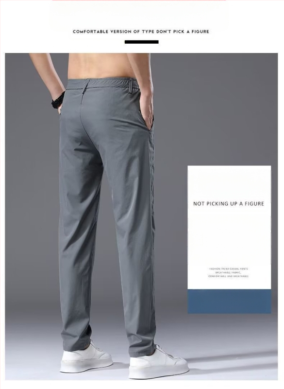 Őszi lélegző lezser nadrág férfi koreai stílusú karcsúsított szabású, egyszerű divatos, fiatalos, sokoldalú, mindennapi, elegáns, skinny sportnadrág