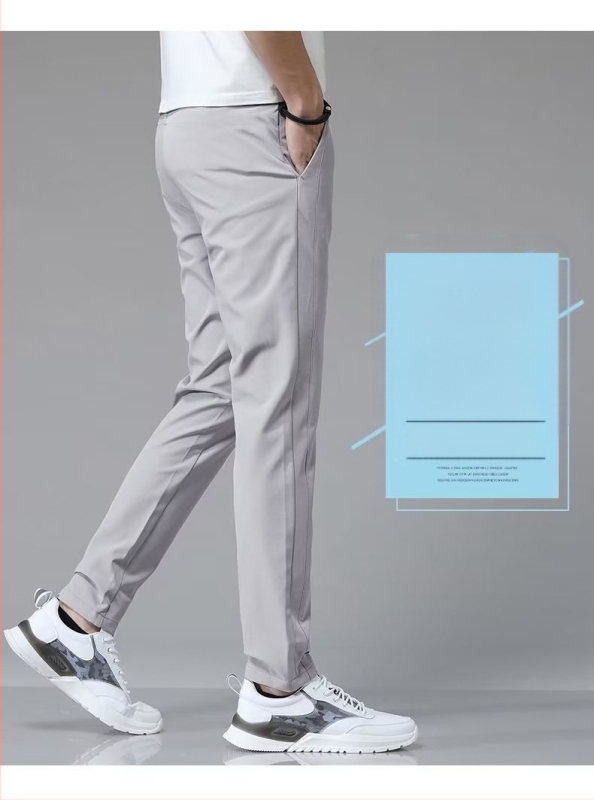 Őszi lélegző lezser nadrág férfi koreai stílusú karcsúsított szabású, egyszerű divatos, fiatalos, sokoldalú, mindennapi, elegáns, skinny sportnadrág