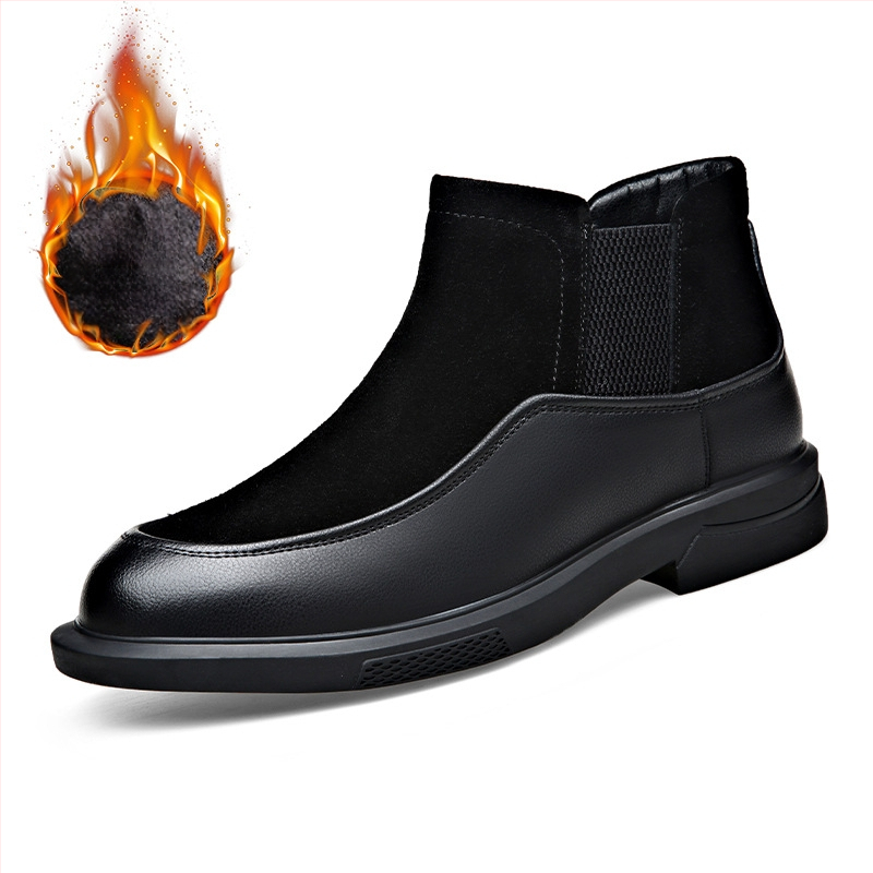 Chelsea saapad meestele madala säärega Briti stiilis sügis- ja talvesaapad uued saabumised meeste kingad keskmise kõrgusega Martin saapad Zhongbang platvormiga vabaaja poolsaapad