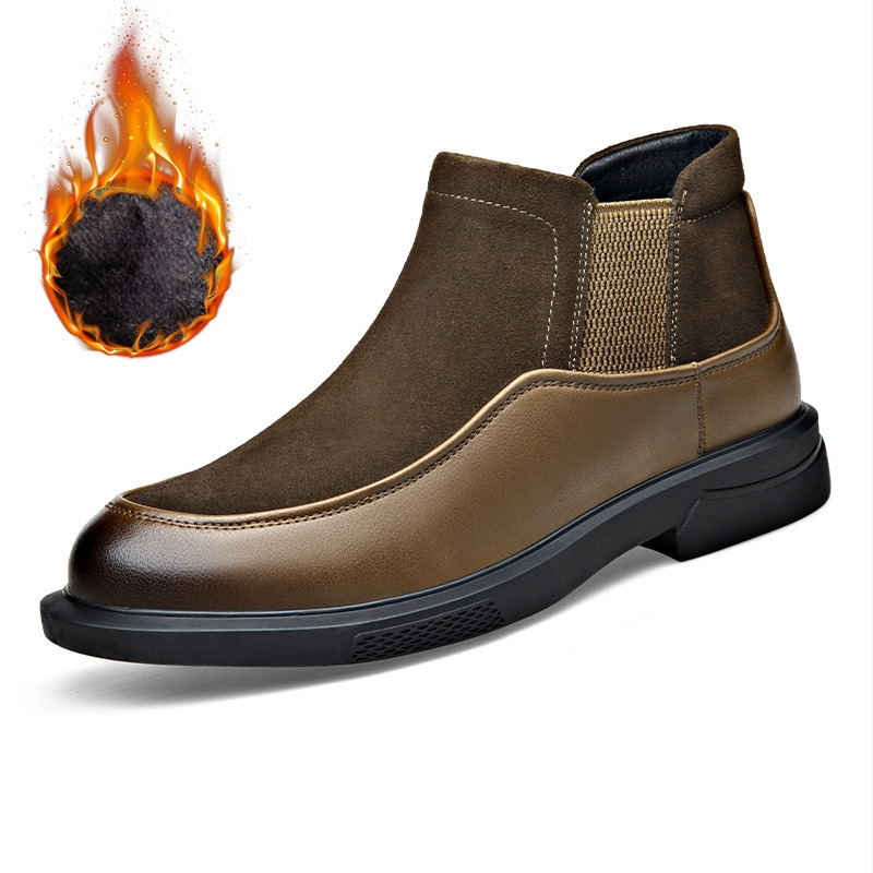 Chelsea saapad meestele madala säärega Briti stiilis sügis- ja talvesaapad uued saabumised meeste kingad keskmise kõrgusega Martin saapad Zhongbang platvormiga vabaaja poolsaapad