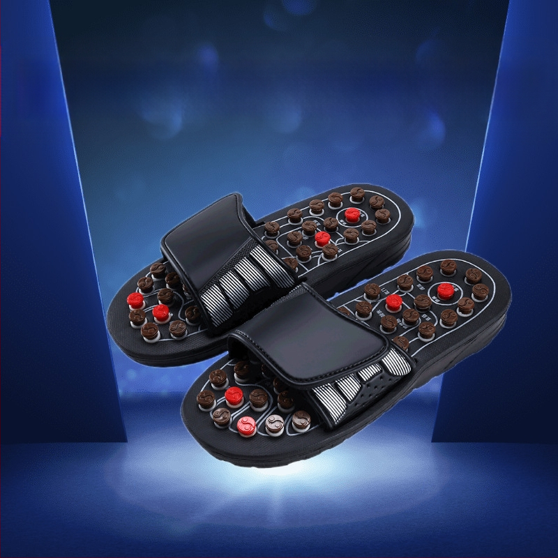 Acupressură Board masaj papuci pentru bărbați vară nouă elastică Moxibustion picior acupunctură terapie magnetică papuci acasă picior terapie pantofi de sănătate