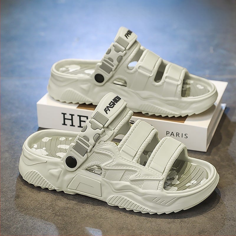 Παντόφλες καρύδας διασυνοριακές, καλοκαιρινές ανδρικές παντόφλες για υπαίθριες δραστηριότητες, μοντέρνα σανδάλια πλατφόρμας μάρκας, ανδρικά παπούτσια για υπαίθριες δραστηριότητες, αθλητικά, αναψυχή, παραλία