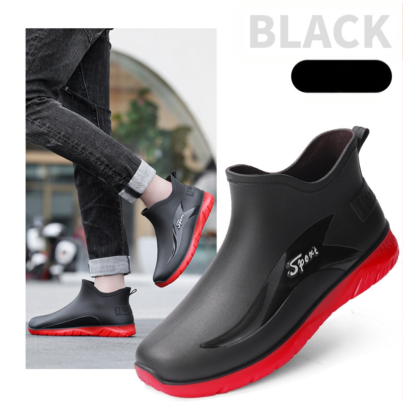 Piiriülesed kõik-ühes sametist vihmasaapad, lühikese toruga meeste vihmakindlad saapad, veekindlad pealisriided, soojad libisemiskindlad kummist kingad, köögijalatsid