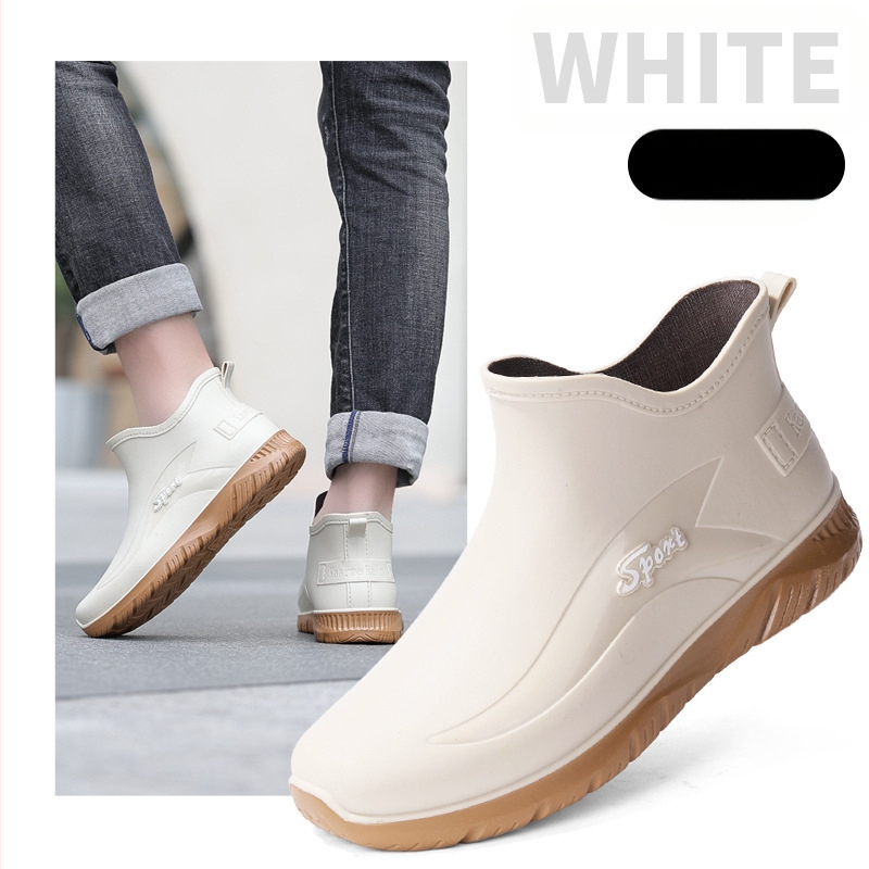 Piiriülesed kõik-ühes sametist vihmasaapad, lühikese toruga meeste vihmakindlad saapad, veekindlad pealisriided, soojad libisemiskindlad kummist kingad, köögijalatsid