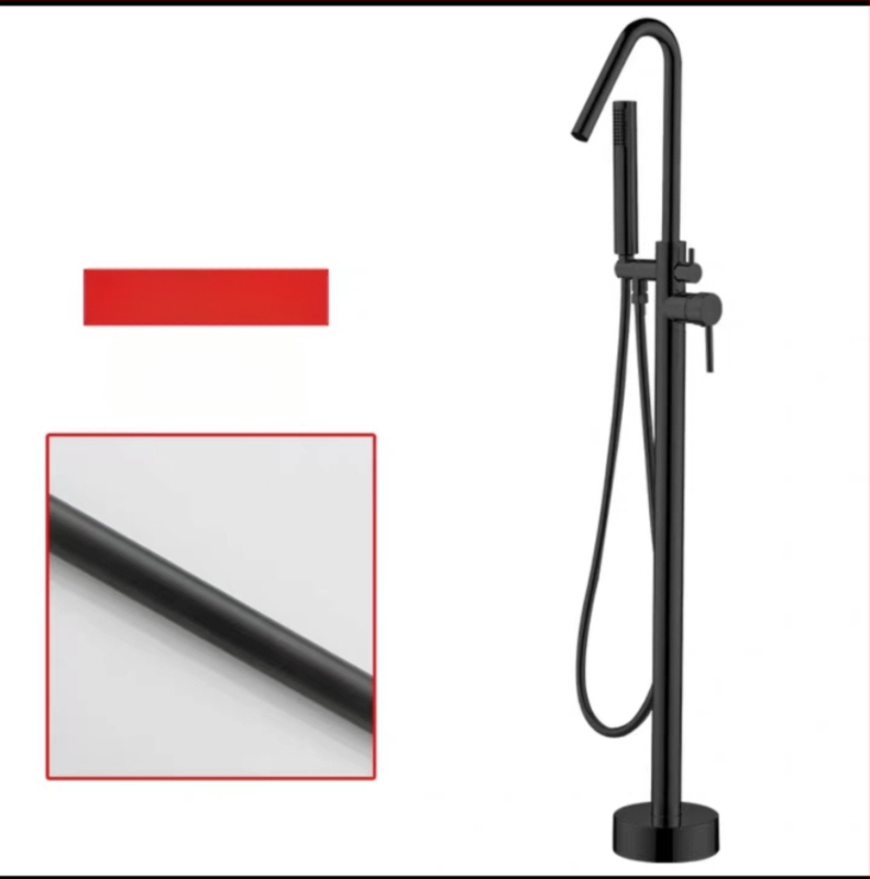 Grindų vonios maišytuvas vario kolonėlės vonios maišytuvas namams, viešbučiui, karšto ir šalto vandens automatinio valdymo gamyklos didmeninės prekybos maišytuvas