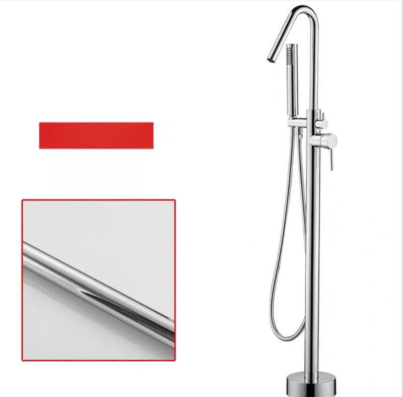 Grindų vonios maišytuvas vario kolonėlės vonios maišytuvas namams, viešbučiui, karšto ir šalto vandens automatinio valdymo gamyklos didmeninės prekybos maišytuvas