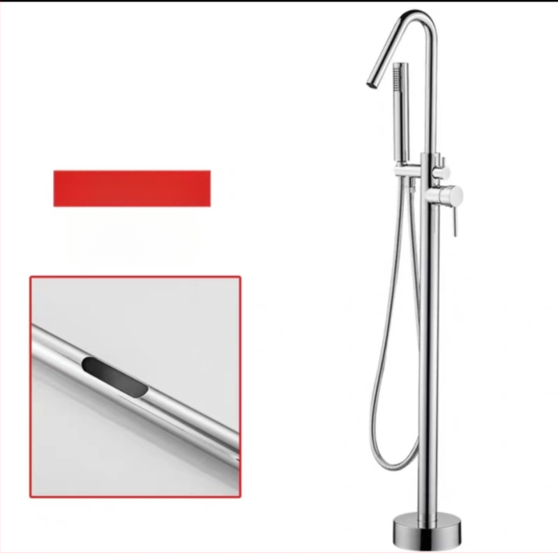 Grindų vonios maišytuvas vario kolonėlės vonios maišytuvas namams, viešbučiui, karšto ir šalto vandens automatinio valdymo gamyklos didmeninės prekybos maišytuvas