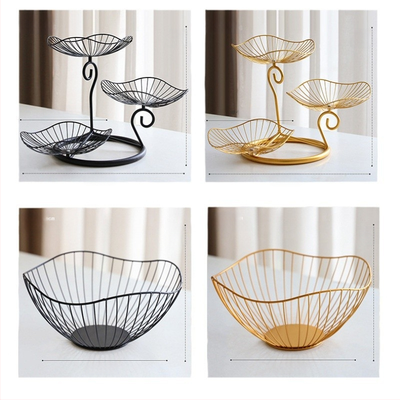 „Nordic Ins“ stiliaus namų vaisių krepšelis, svetainė, kavos staliukas, vaisių padėklas, namų apyvokos reikmenys, modernus, paprastas, kūrybingas užkandžių laikymo krepšelis