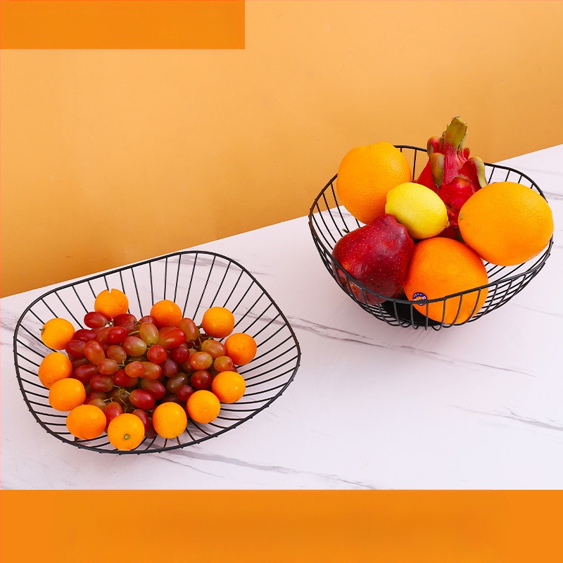 „Nordic Ins“ stiliaus namų vaisių krepšelis, svetainė, kavos staliukas, vaisių padėklas, namų apyvokos reikmenys, modernus, paprastas, kūrybingas užkandžių laikymo krepšelis