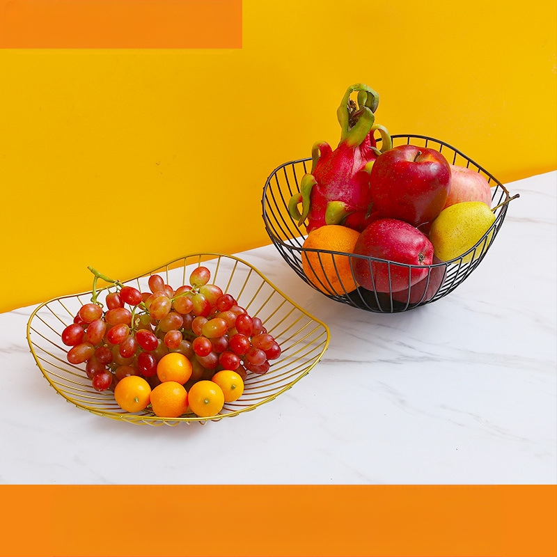 „Nordic Ins“ stiliaus namų vaisių krepšelis, svetainė, kavos staliukas, vaisių padėklas, namų apyvokos reikmenys, modernus, paprastas, kūrybingas užkandžių laikymo krepšelis