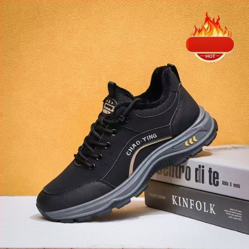 Ανδρικά παπούτσια με μαλακό πάτο και αντιολισθητικό πάτο 2024 φθινόπωρο και χειμώνα νέα αθλητικά παπούτσια ανθεκτικά στη φθορά αδιάβροχα παπούτσια ταξιδιού υπαίθρια παπούτσια ορειβασίας για προστασία από την εργασία