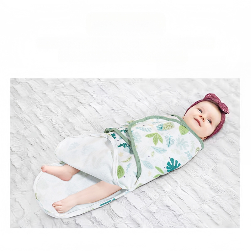 Pătură din bumbac pur pentru nou-născuți, de primăvară și de vară, respirabilă, anti-sărituri, înfășat, prosop, pătură pentru copii