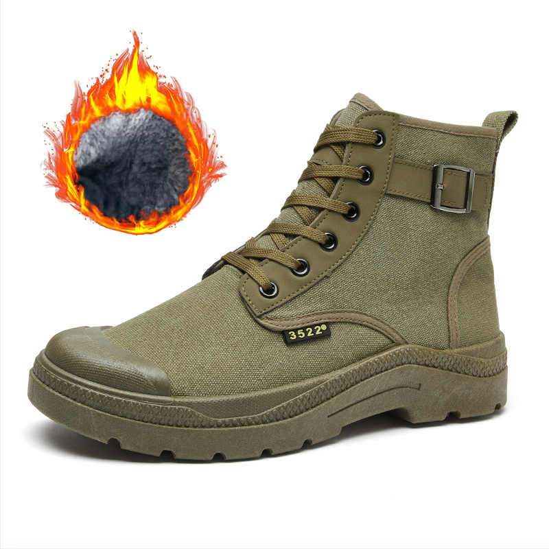 3522 Augstas kvalitātes āra alpīnisma apavi Ikdienas kempinga apavi Ceļojumu apavi Netīrumu izturīgi Darba apdrošināšanas apavi Elpojoši audekla apavi ar vilnas oderi Silti