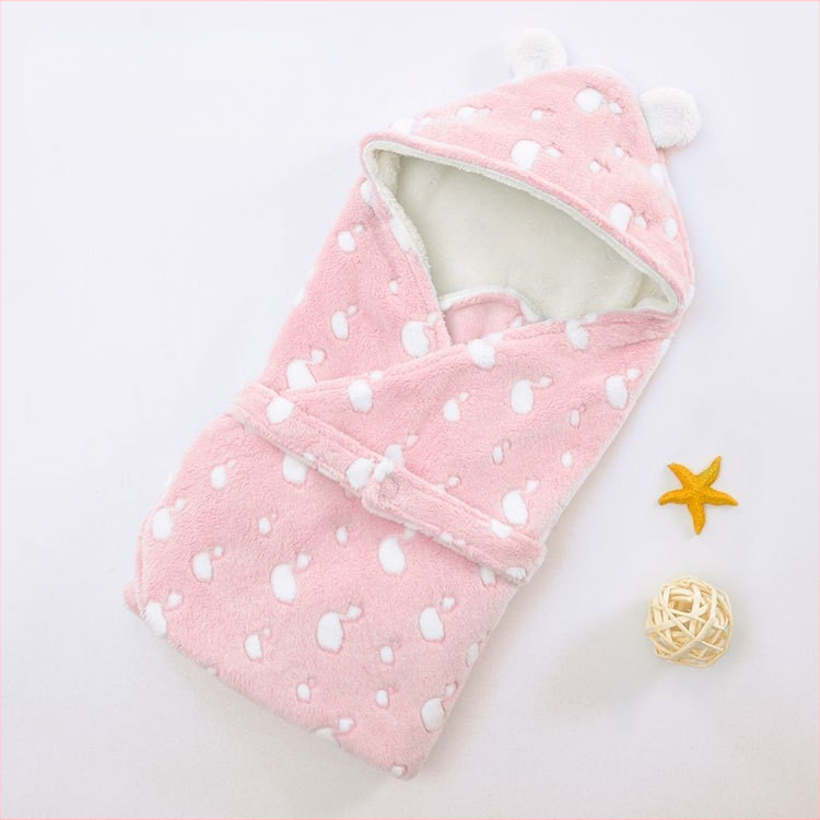 Pătură pentru bebeluși de iarnă îngroșată, sac de dormit pentru nou-născuți, pătură caldă de toamnă și de iarnă, produse super moi pentru nou-născuți