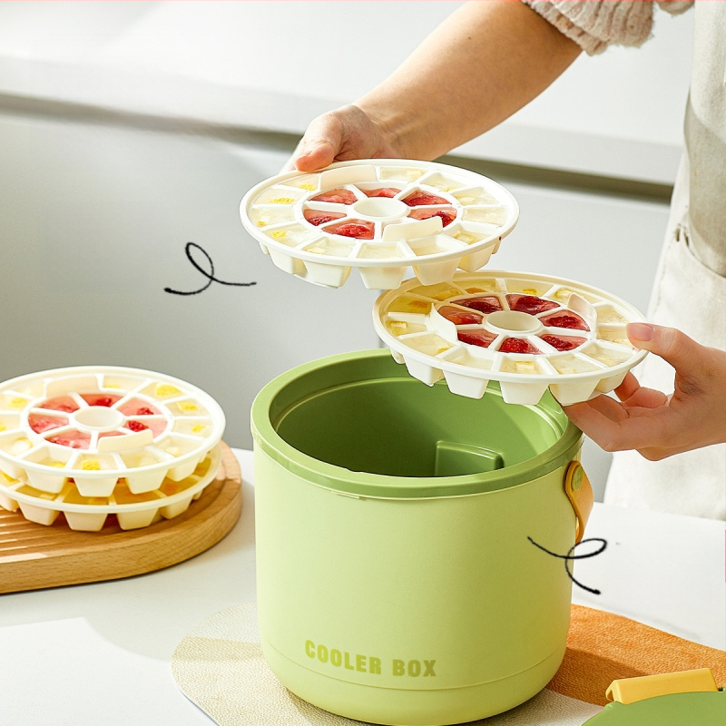 Ledo blokų šilumos išsaugojimo kibiras lauko presui Ledo blokų šalto konservavimo kibiras stovyklavimui Nešiojamas ledo blokų liejimo šalto konservavimo kibiras