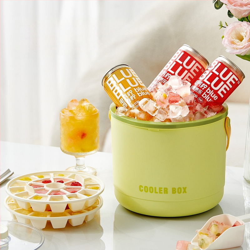 Ledo blokų šilumos išsaugojimo kibiras lauko presui Ledo blokų šalto konservavimo kibiras stovyklavimui Nešiojamas ledo blokų liejimo šalto konservavimo kibiras