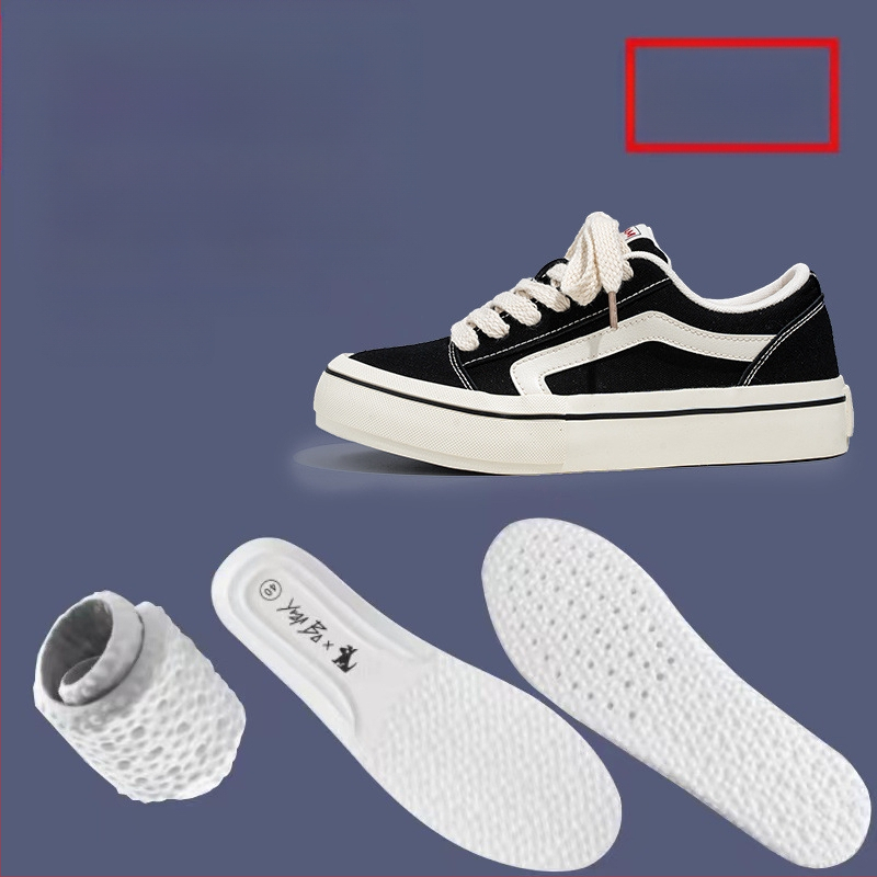 Klasiskas, daudzpusīgas audekla kurpes, vīriešu pavasara jaunās, biezas zoles zēnu kedas, 2025. gada jauns stils