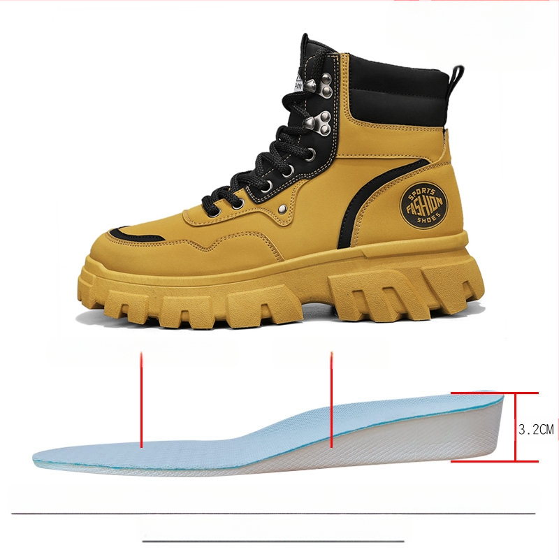 Kirde suured puuvillased kingad meeste talvised fliisvoodriga paksendatud soojad talvekingad Martin saapad meeste lumesaapad