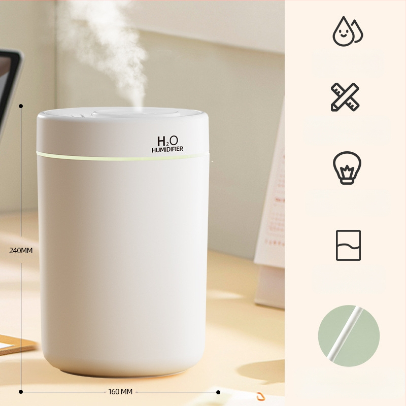 Υγραντήρας σπιτιού, κρεβατοκάμαρα, σίγαση, μεγάλη χωρητικότητα, υγραντήρας ομίχλης για επιφάνεια εργασίας, καθαρισμός αέρα, διαχύτης αρώματος για μητέρα και παιδί, δώρο