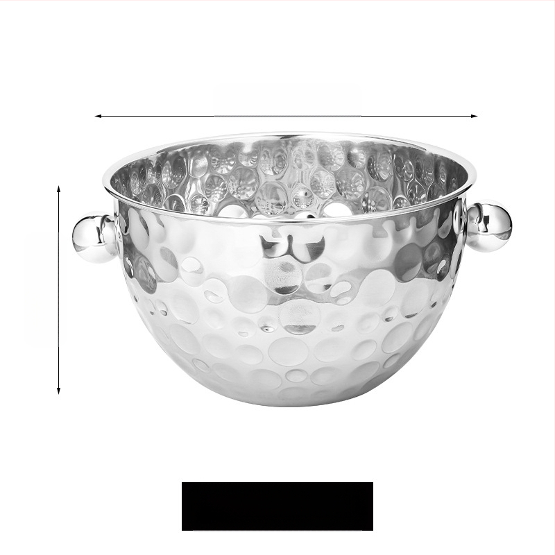 Tarpvalstybinis ledo kibiras iš nerūdijančio plieno ledo kibiro baras KTV ledo laikymo kibiras gėrimų ledo kibiras alaus ledo kibiro baras ledas