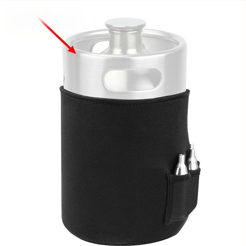 304 nerūdijančio plieno 2 l / 3,6 l / 5 l / 10 l mini alaus statinė, baltojo vyno statinė, naminio alaus indas, alkoholio indas