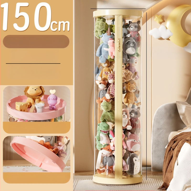 Didelės talpos kibirėlis-lėlė, pliušinis žaislas, užtrauktukas-lėlė, permatoma buitinė technika, didelės vertės artefaktas