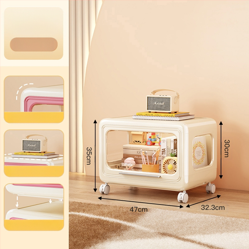 Majapidamises kasutatavate koomiksitega laste mänguasjade hoiukapi kapp, raamatute hoiuriiul, suure mahutavusega plastist multifunktsionaalne hoiukapp