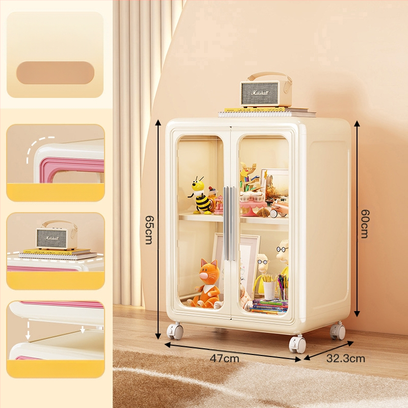 Majapidamises kasutatavate koomiksitega laste mänguasjade hoiukapi kapp, raamatute hoiuriiul, suure mahutavusega plastist multifunktsionaalne hoiukapp