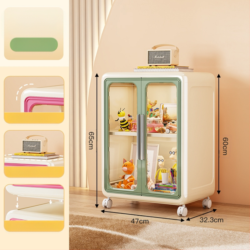 Majapidamises kasutatavate koomiksitega laste mänguasjade hoiukapi kapp, raamatute hoiuriiul, suure mahutavusega plastist multifunktsionaalne hoiukapp