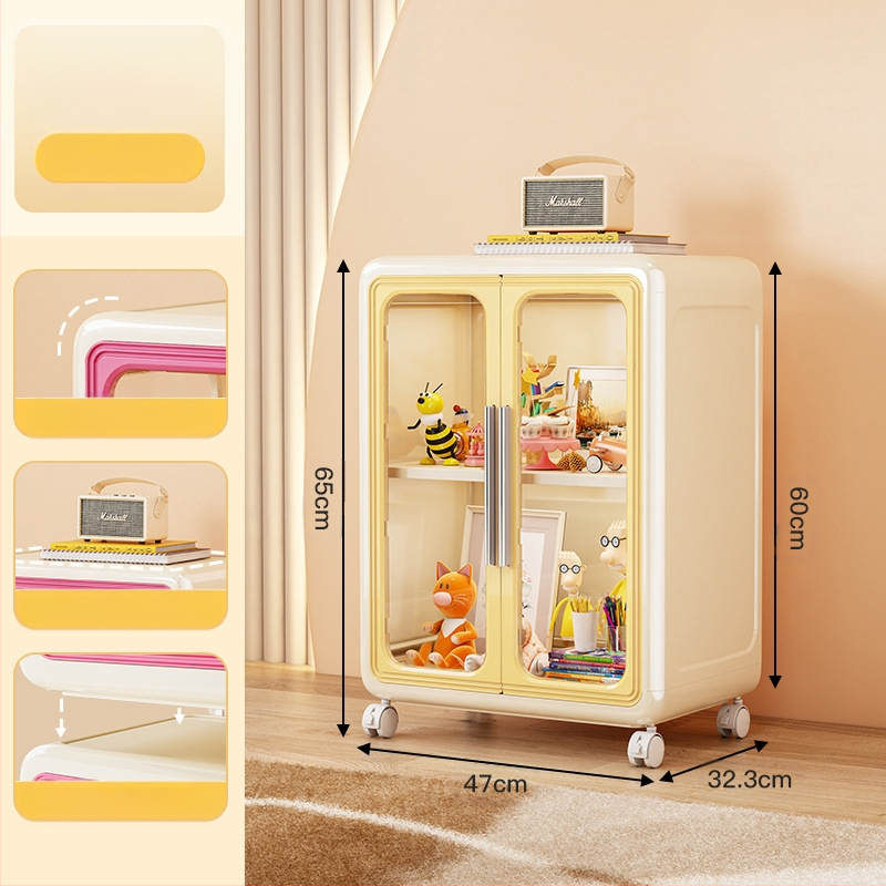 Majapidamises kasutatavate koomiksitega laste mänguasjade hoiukapi kapp, raamatute hoiuriiul, suure mahutavusega plastist multifunktsionaalne hoiukapp