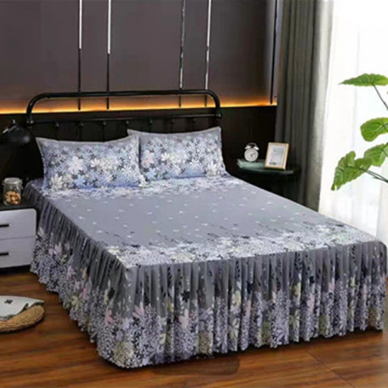 Lova Neslystantis sustorintas lovos sijonas Lovos užvalkalas Vientisas korėjietiško stiliaus šlifuojamas lovos užvalkalas Lovos paklodė „Simmons“ lovos užvalkalas Apsauginis lovos sijono užvalkalas