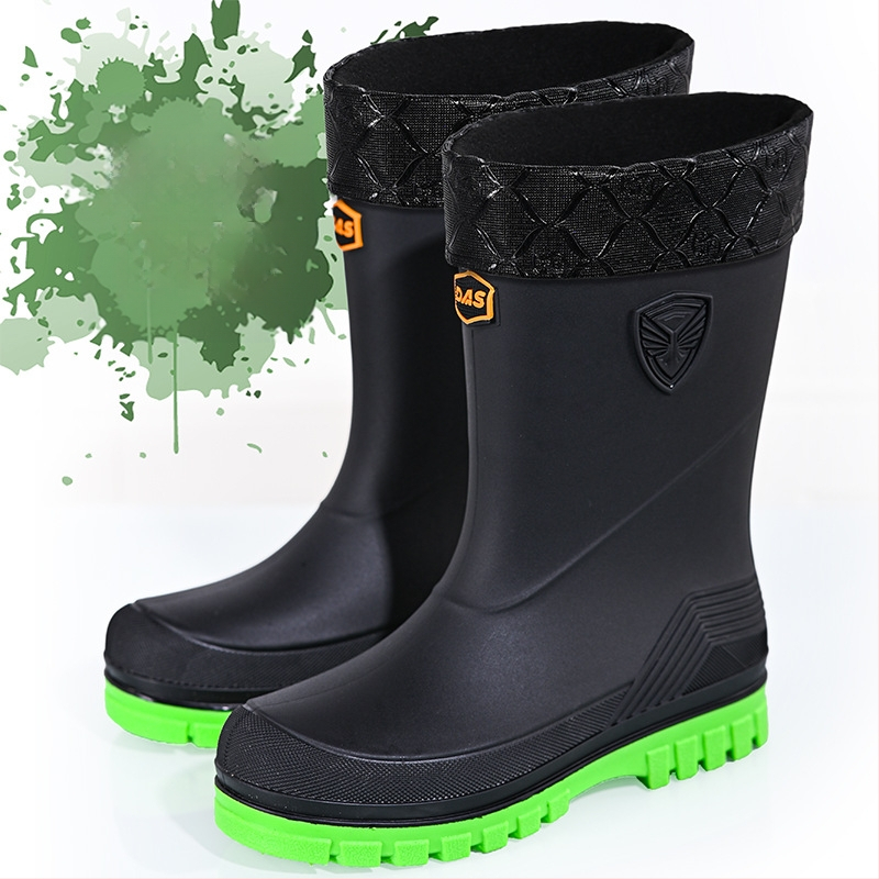 2025. aasta talvised meeste polsterdatud kummist saapad kulleritele, libisemiskindlad veekindlad kummist kingad, poolsääreni ulatuvad tööjalatsid