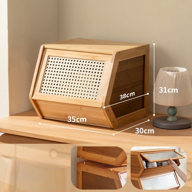 Multifunktsionaalne kaanega virnastatav mitmesuguste asjade hoiukast, hoiukast, majapidamise hoiukapp, hoiukast, öökapp