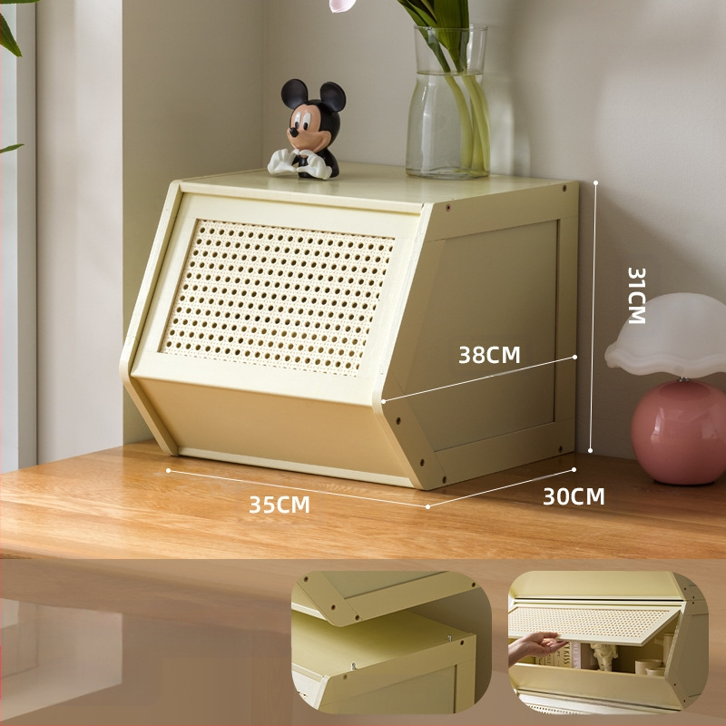 Multifunktsionaalne kaanega virnastatav mitmesuguste asjade hoiukast, hoiukast, majapidamise hoiukapp, hoiukast, öökapp