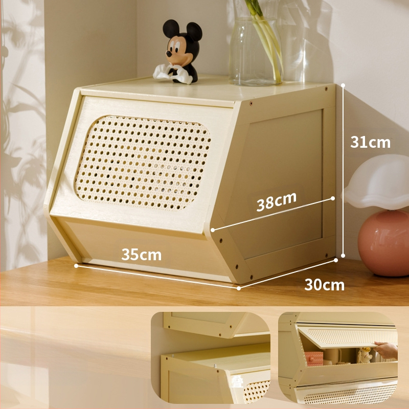 Multifunktsionaalne kaanega virnastatav mitmesuguste asjade hoiukast, hoiukast, majapidamise hoiukapp, hoiukast, öökapp