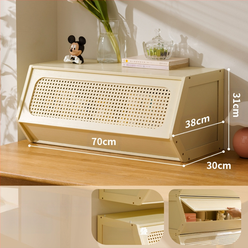 Multifunktsionaalne kaanega virnastatav mitmesuguste asjade hoiukast, hoiukast, majapidamise hoiukapp, hoiukast, öökapp