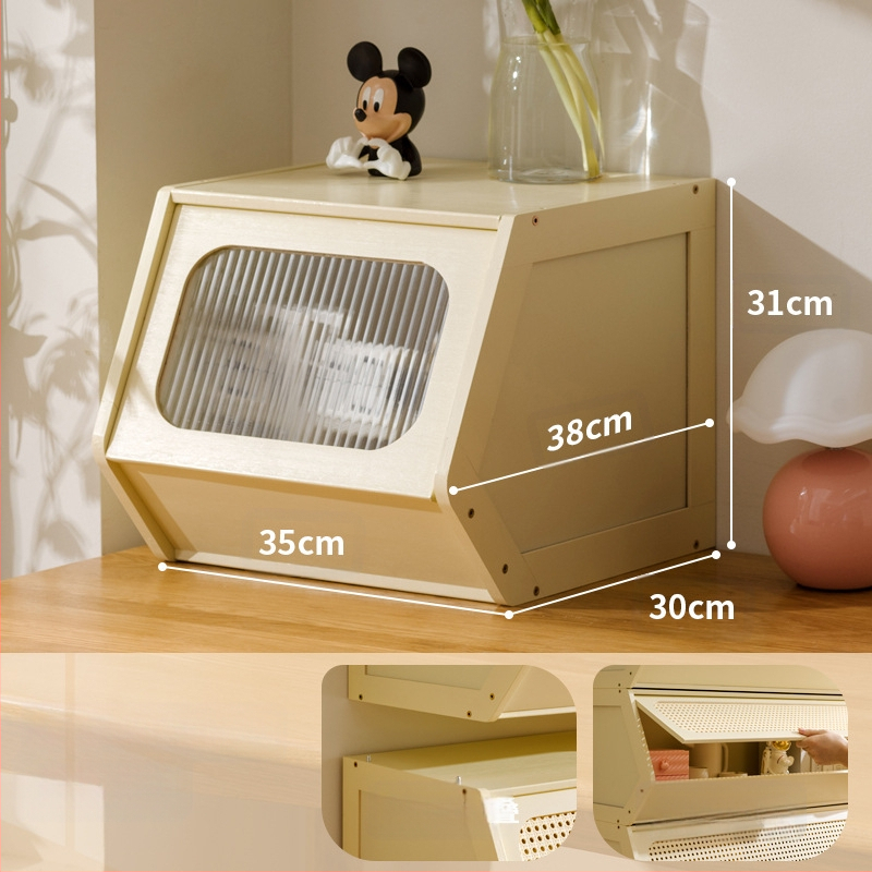 Multifunktsionaalne kaanega virnastatav mitmesuguste asjade hoiukast, hoiukast, majapidamise hoiukapp, hoiukast, öökapp