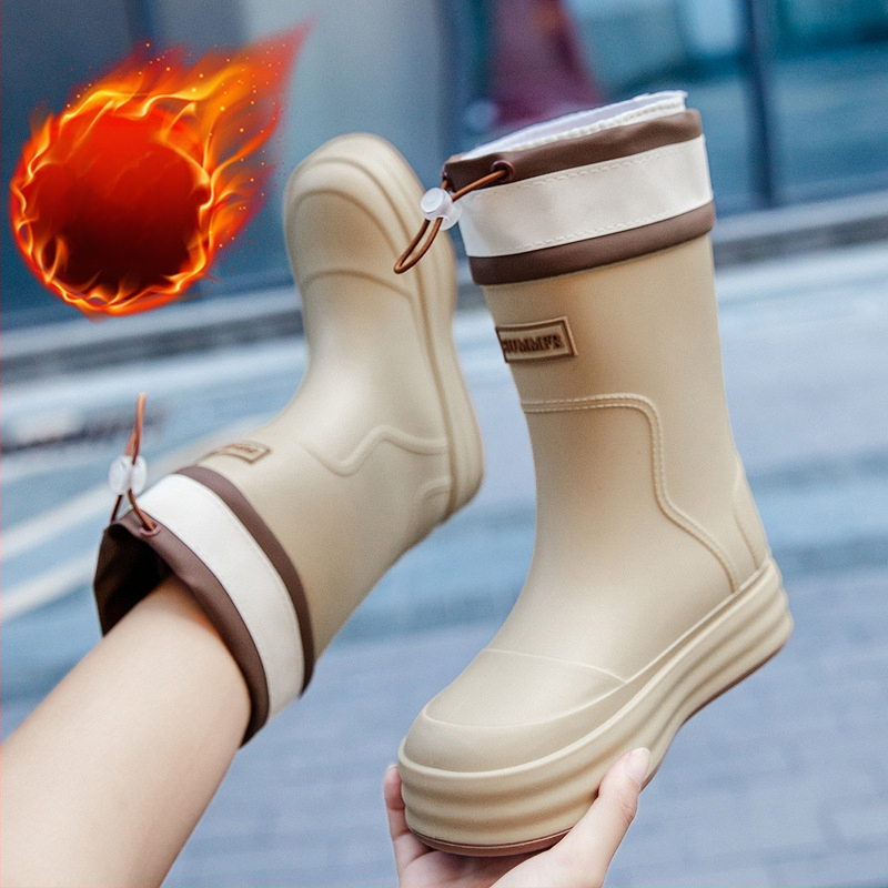 Nauji japoniški moteriški storapadiai vidutinio ir ilgo vamzdelio vandens batai, skirti visiems metų laikams, darbo batai, skirti automobiliams plovimui, vandeniui, neslystantys, vidaus ir lauko guminiai batai