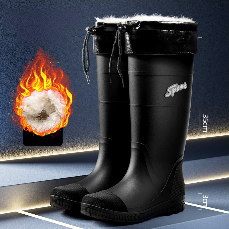 Meeste kummist saapad, kõrge toruga, veekindlad, libisemiskindlad, kummist kingad, kalastuskingad torus, kulumiskindlad, pika toruga, hulgimüük