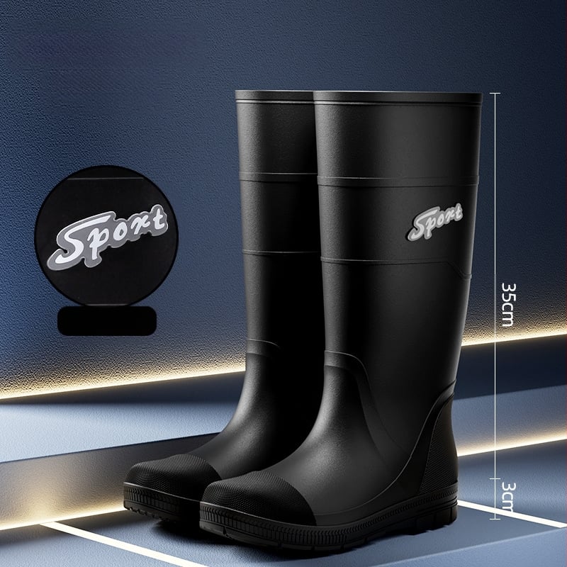 Meeste kummist saapad, kõrge toruga, veekindlad, libisemiskindlad, kummist kingad, kalastuskingad torus, kulumiskindlad, pika toruga, hulgimüük