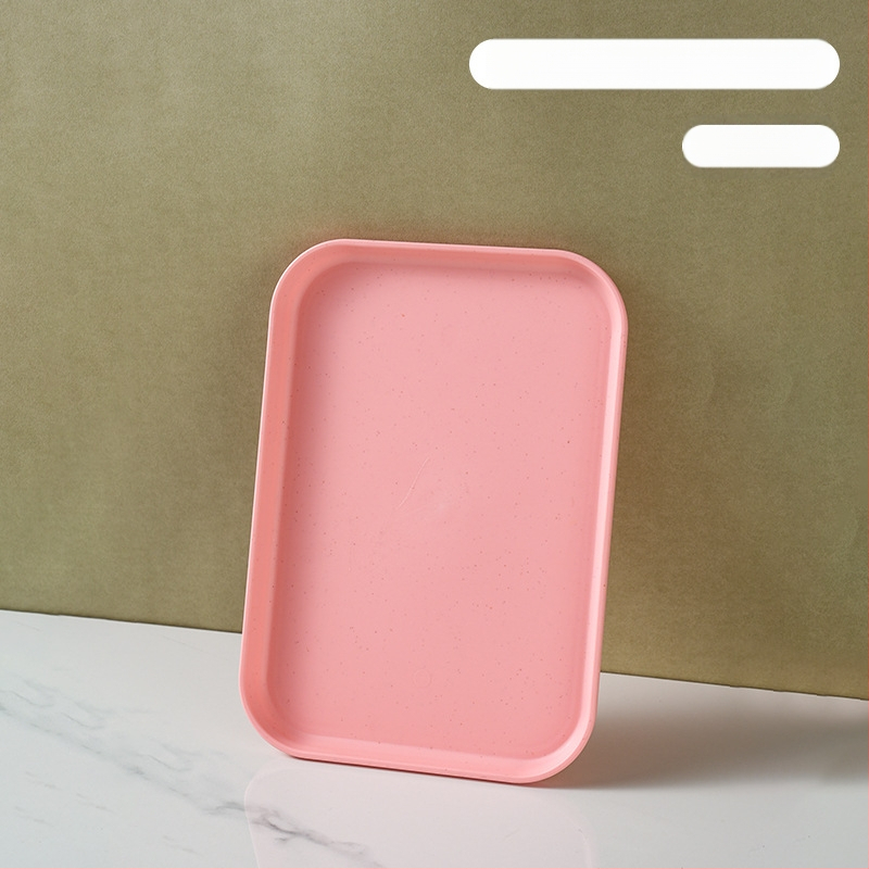 Kerge luksuslik plastkandik käepidemega, kahe kõrvaga kõrgekvaliteediline majapidamistee kandik, õhtusöögikandik, ärirestorani paksendatud suur kandik