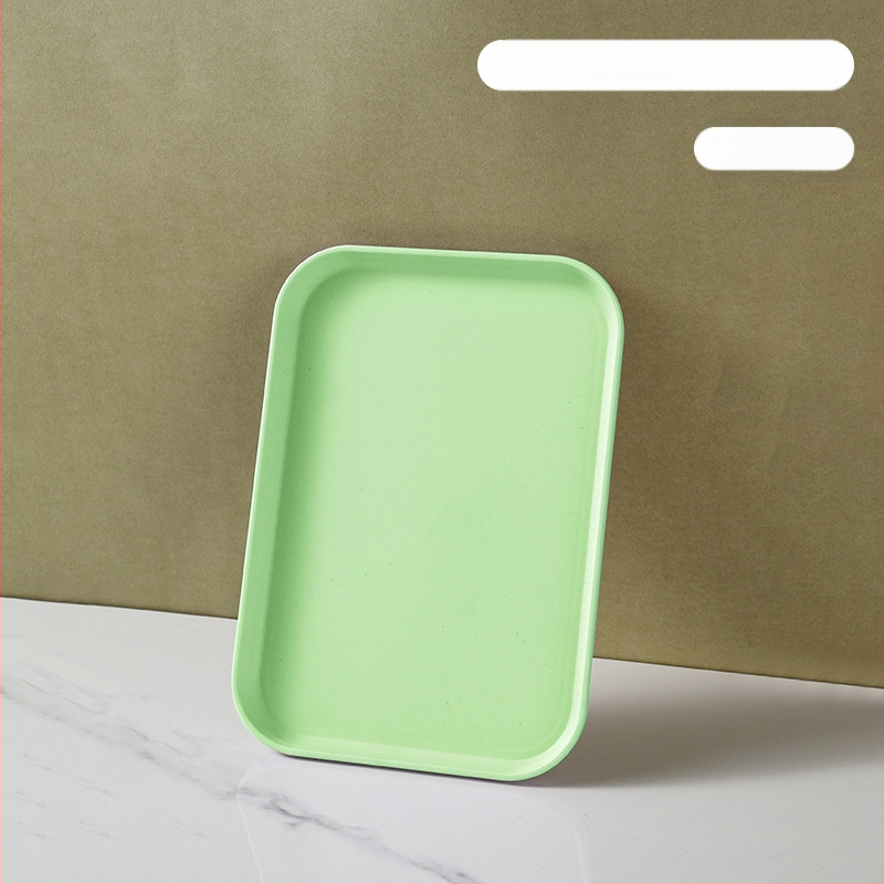 Kerge luksuslik plastkandik käepidemega, kahe kõrvaga kõrgekvaliteediline majapidamistee kandik, õhtusöögikandik, ärirestorani paksendatud suur kandik