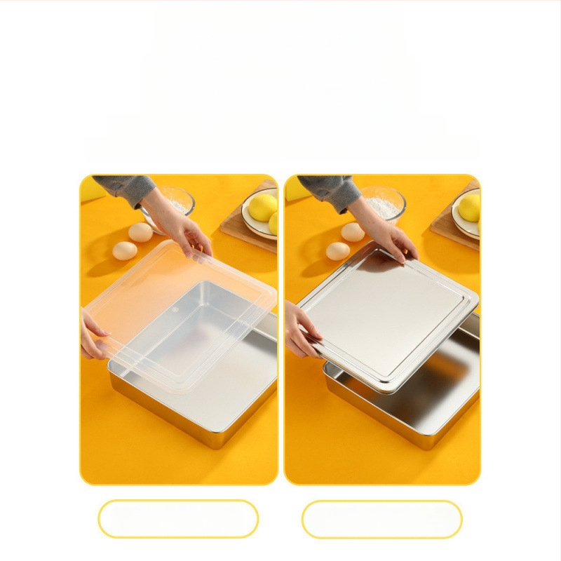 Tiramisu karpide valmistamise konteiner roostevabast terasest koogimaitseainevormide valmistamise jääpulbrikarp tasuta saatmisega