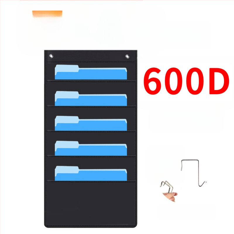 Torba za vješanje knjiga i časopisa od 10 slojeva Oxford tkanine za vrata, 10 slojeva, za pohranu dokumenata, uredske mape.