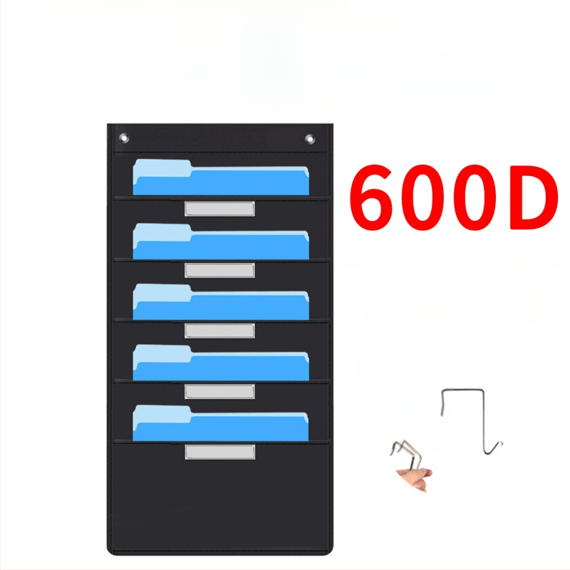 Torba za vješanje knjiga i časopisa od 10 slojeva Oxford tkanine za vrata, 10 slojeva, za pohranu dokumenata, uredske mape.