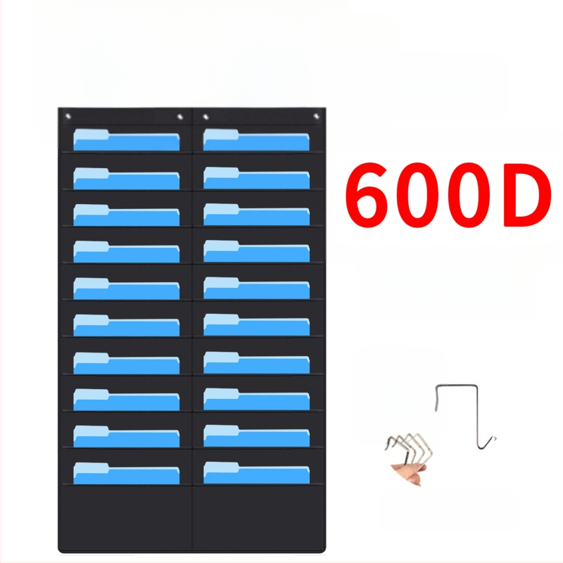 Torba za vješanje knjiga i časopisa od 10 slojeva Oxford tkanine za vrata, 10 slojeva, za pohranu dokumenata, uredske mape.