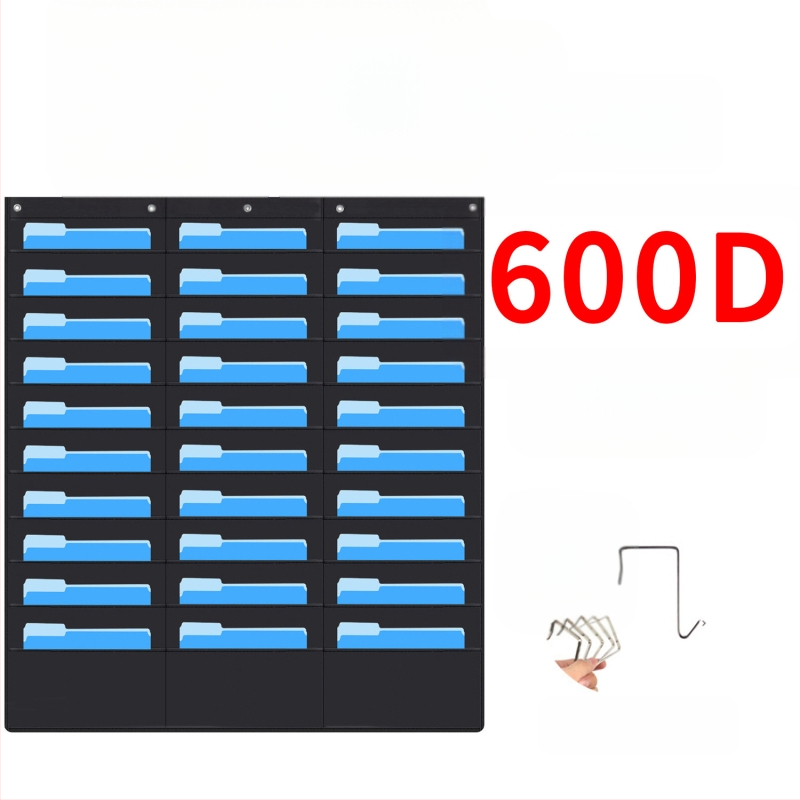 Torba za vješanje knjiga i časopisa od 10 slojeva Oxford tkanine za vrata, 10 slojeva, za pohranu dokumenata, uredske mape.