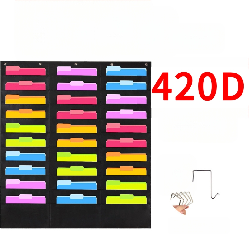 Torba za vješanje knjiga i časopisa od 10 slojeva Oxford tkanine za vrata, 10 slojeva, za pohranu dokumenata, uredske mape.