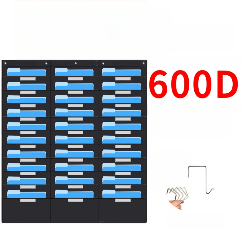 Torba za vješanje knjiga i časopisa od 10 slojeva Oxford tkanine za vrata, 10 slojeva, za pohranu dokumenata, uredske mape.