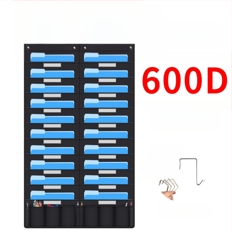 Torba za vješanje knjiga i časopisa od 10 slojeva Oxford tkanine za vrata, 10 slojeva, za pohranu dokumenata, uredske mape.